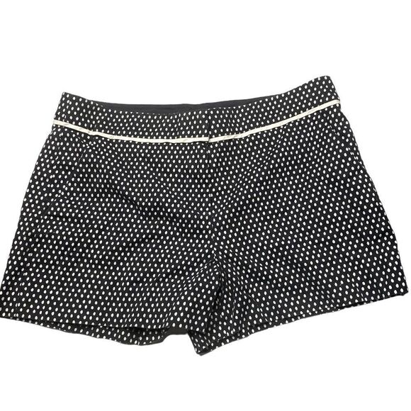 A/X Armani Exchange Wm’s Sz 4 Black White Polka Dot Dress Casual Shorts - Picture 1 of 4
